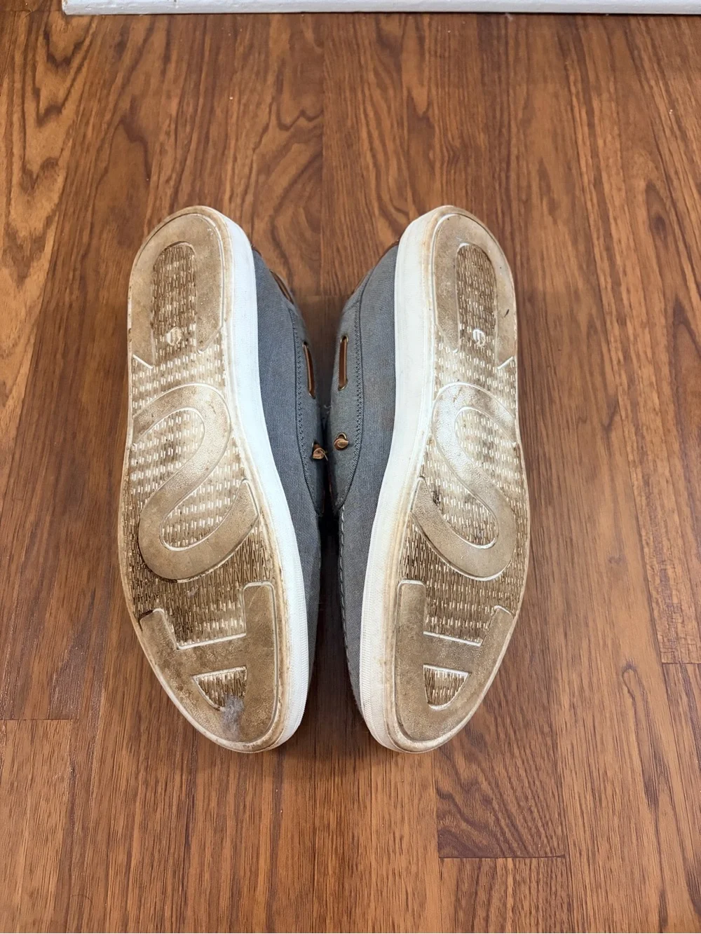 Men's Grey Boat Shoes